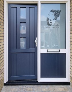 Raamfolie voordeur olifant